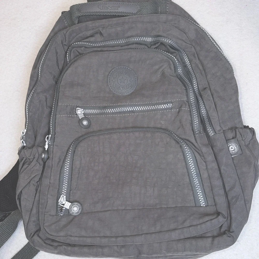 Tegaote Gray Backpack Large Multi Pocket Travel‎ School Bag
